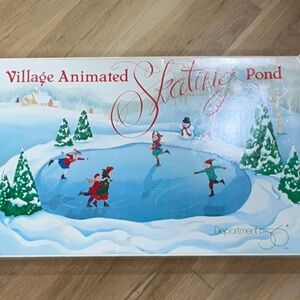 Village animated skating pond